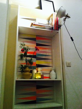 Aus langweiligem Bücherregal wird ein Bråkig-Regal☺️