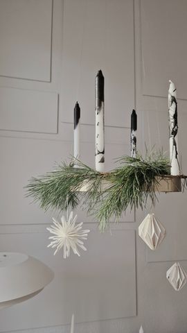 Unser Adventskranz 2022 hängt