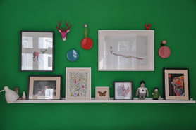Bilderwand Wohnzimmer