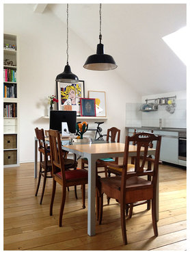 Esstisch mit Arbeitsplatz