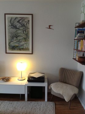 Als würde er zum Bild gehören. ❤