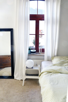 Das Schlafzimmer wird langsam ...