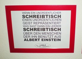 Schreibtischspruch