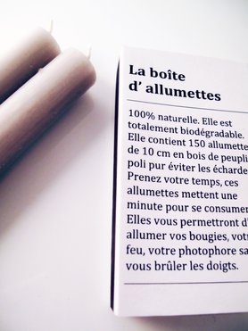 ♢ DIY*  les allumettes