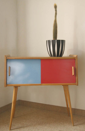 50er Jahre 2-tone Schränkchen