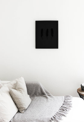 kleines diy - schwarz auf schwarz