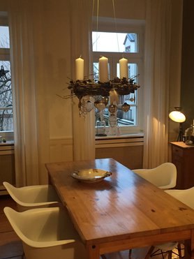 Da hängt er nun ...