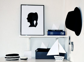 DIY Scherenschnitt Bild