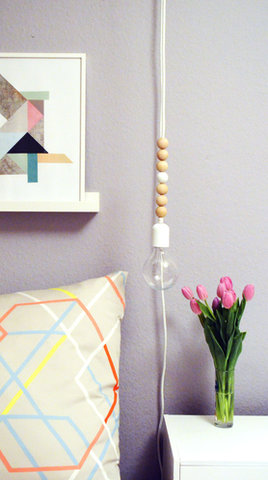 Süße Träume mit Ikea PS Bettwäsche und einer tollen DIY Lampe