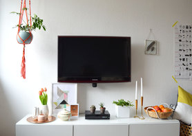 So habe ich meinen TV-Bereich gestaltet