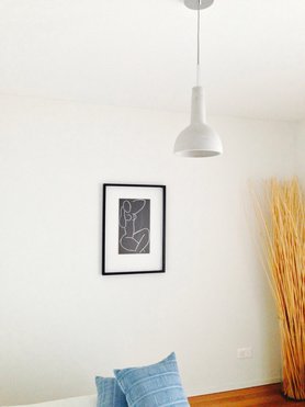 Beton Lampe