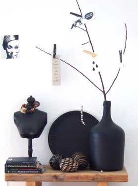 Silber-schwarz-weiß-braun