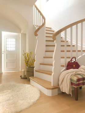 Der Eingangsbereich mit der