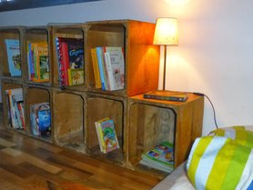 Ein Regal aus Bierharassen!