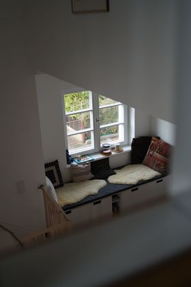 Blick von der Galerie zu meinem Lieblingsplatz