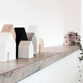 schwarz*weiß*grau*rosenquarz