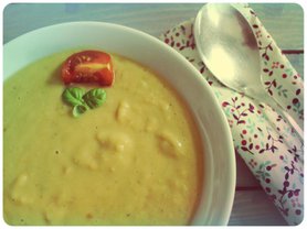 Marokkanische Linsen-Ingwersuppe (vegan)