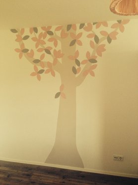 DiY Baum im Babyzimmer 