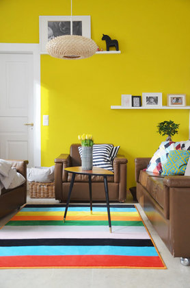 Blick ins Wohnzimmer