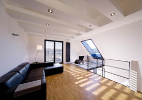 Sofa im Obergeschoss