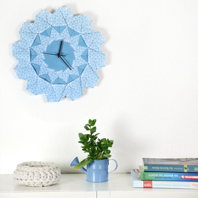 Meine Origami Wanduhr