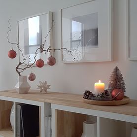 So, mein Christbaum ist aufgestellt