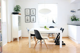 Das Esszimmer - geputzt und aufgeräumt