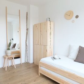 Gästezimmer mit stapelbarem Gästebett ♡