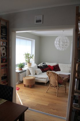 Blick ins Wohnzimmer