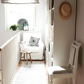 Morgenkaffee auf der Galerie