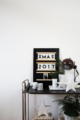 DIY Letter- & Bilderboard & ein bisschen Weihnachtsdeko