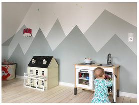 Berglandschaft fürs Kinderzimmer