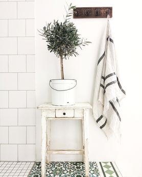 Leinenliebe im Badezimmer😁 Schöne