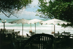 Restaurant in Thailand direkt am Strand
