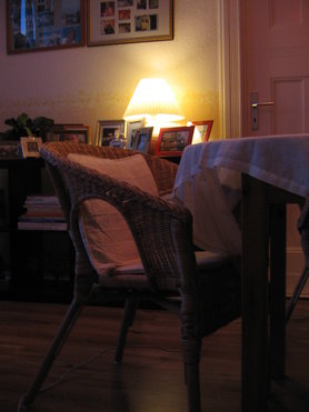 Im Salon ...neue Sitzgelegenheit