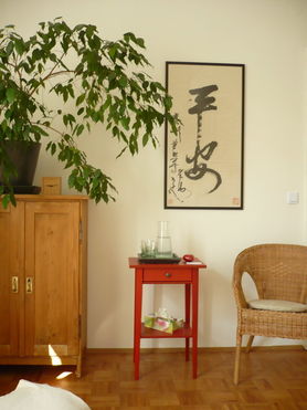 shiatsu - praxis, mit bild