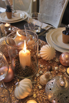 Weihnachtstischdekoration