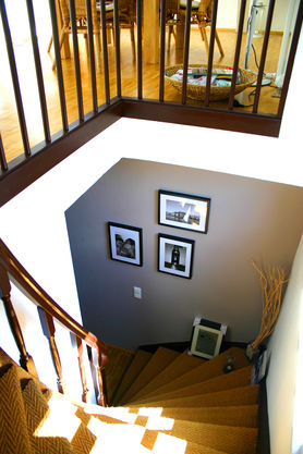 Blick von der oberen Ebene