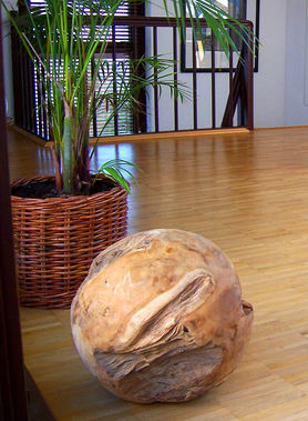 Teakholzkugel