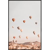 Hot Air Balloons Gerahmtes Poster