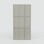 Highboard Grau - Elegantes Highboard: Türen in Grau - Hochwertige Materialien - 115 x 232 x 47 cm, Selbst designen