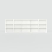 Regalsystem Weiß - Flexibles Regalsystem: Hochwertige Qualität, einzigartiges Design - 375 x 119 x 34 cm, Komplett anpassbar
