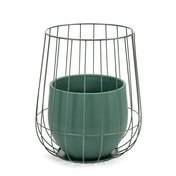 Pot in Cage Blumentopf