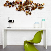 Panton Chair (Sonderedition Vitra) mit Quaderna Konsole